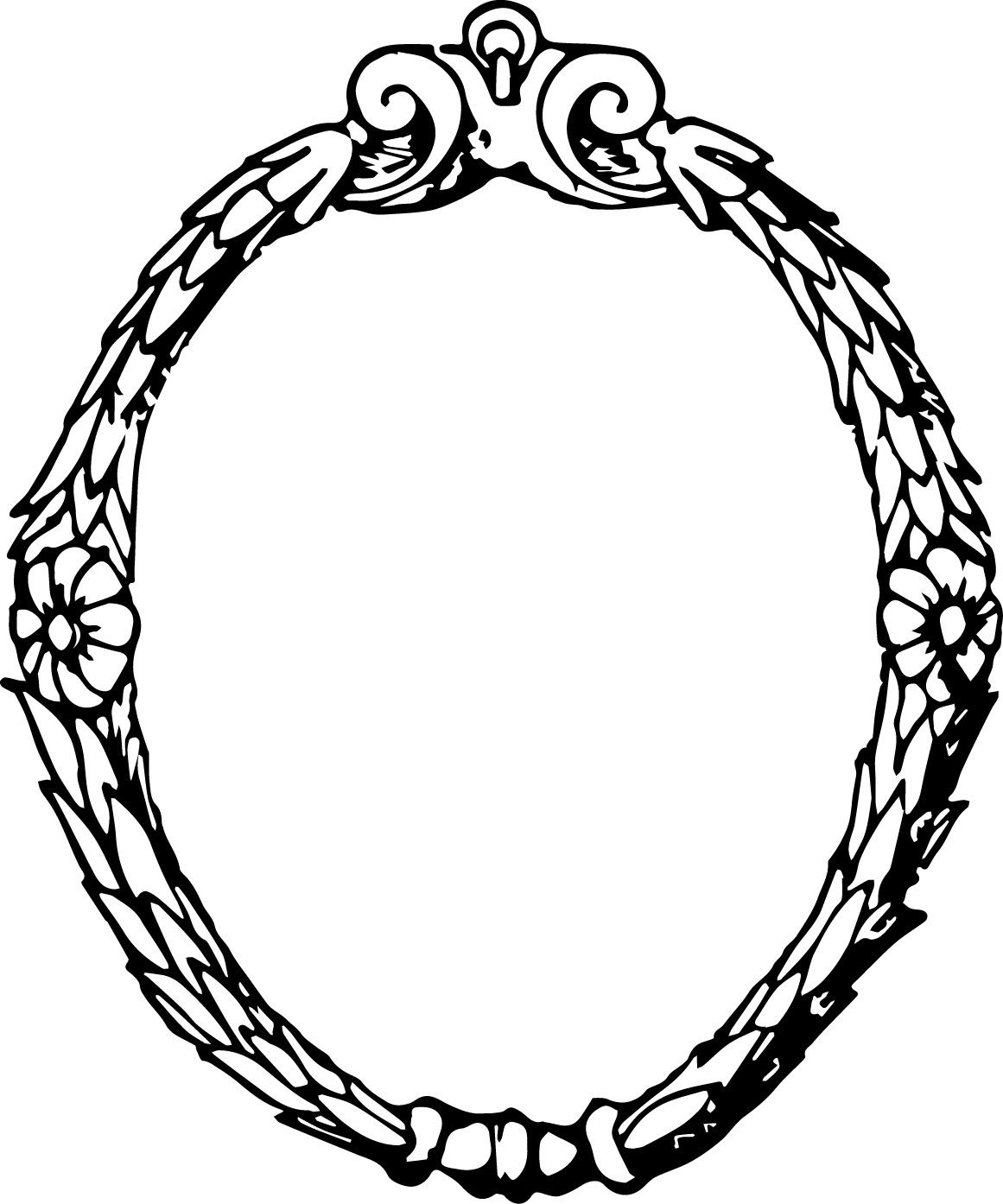 1161x1394 Vintage Round Frames Laurel Wreath Clipart Oh So Nifty Vintage