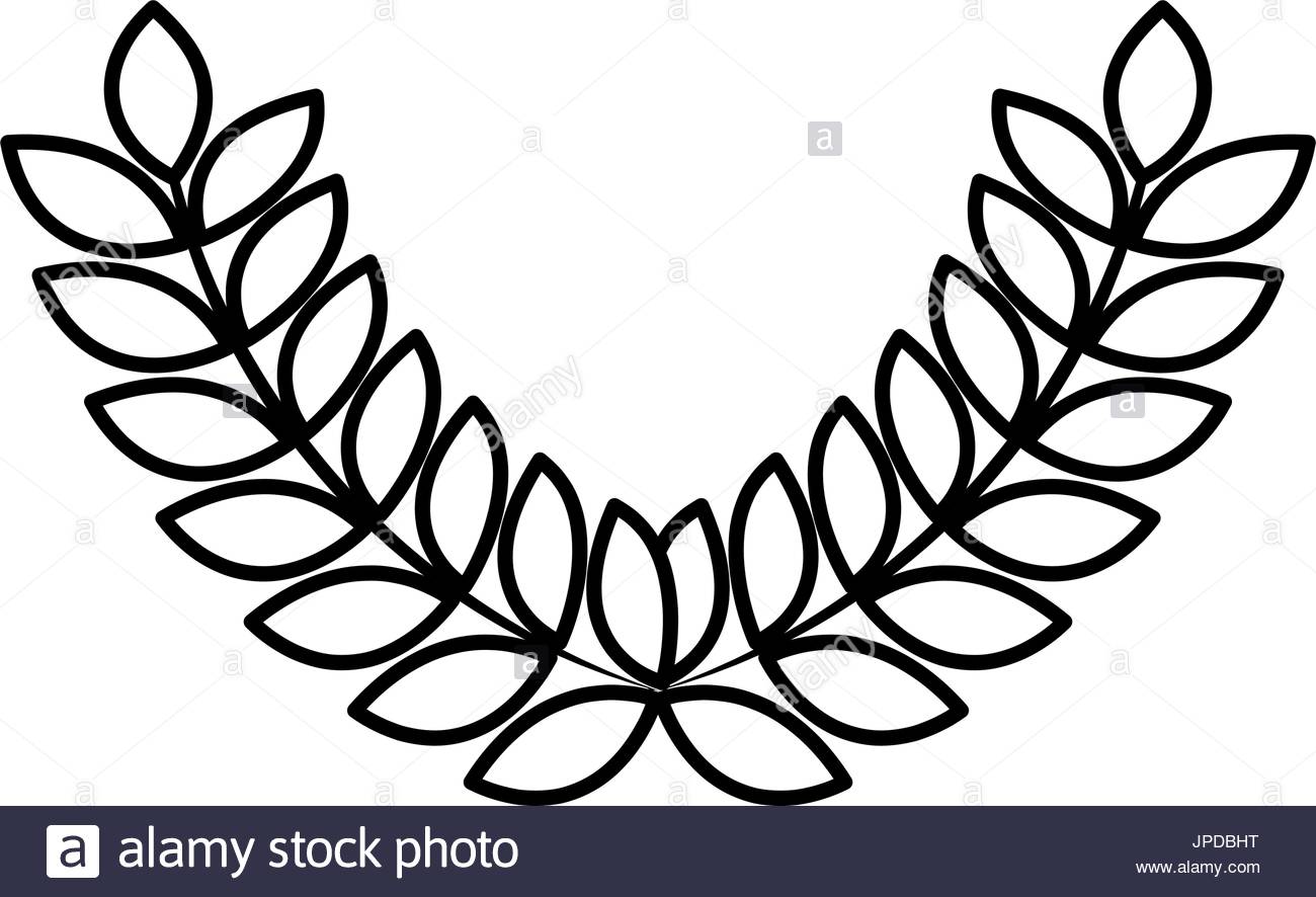 1300x886 Laurel Wreaths Sport Decoration Winner Symbol Stock Vector Art