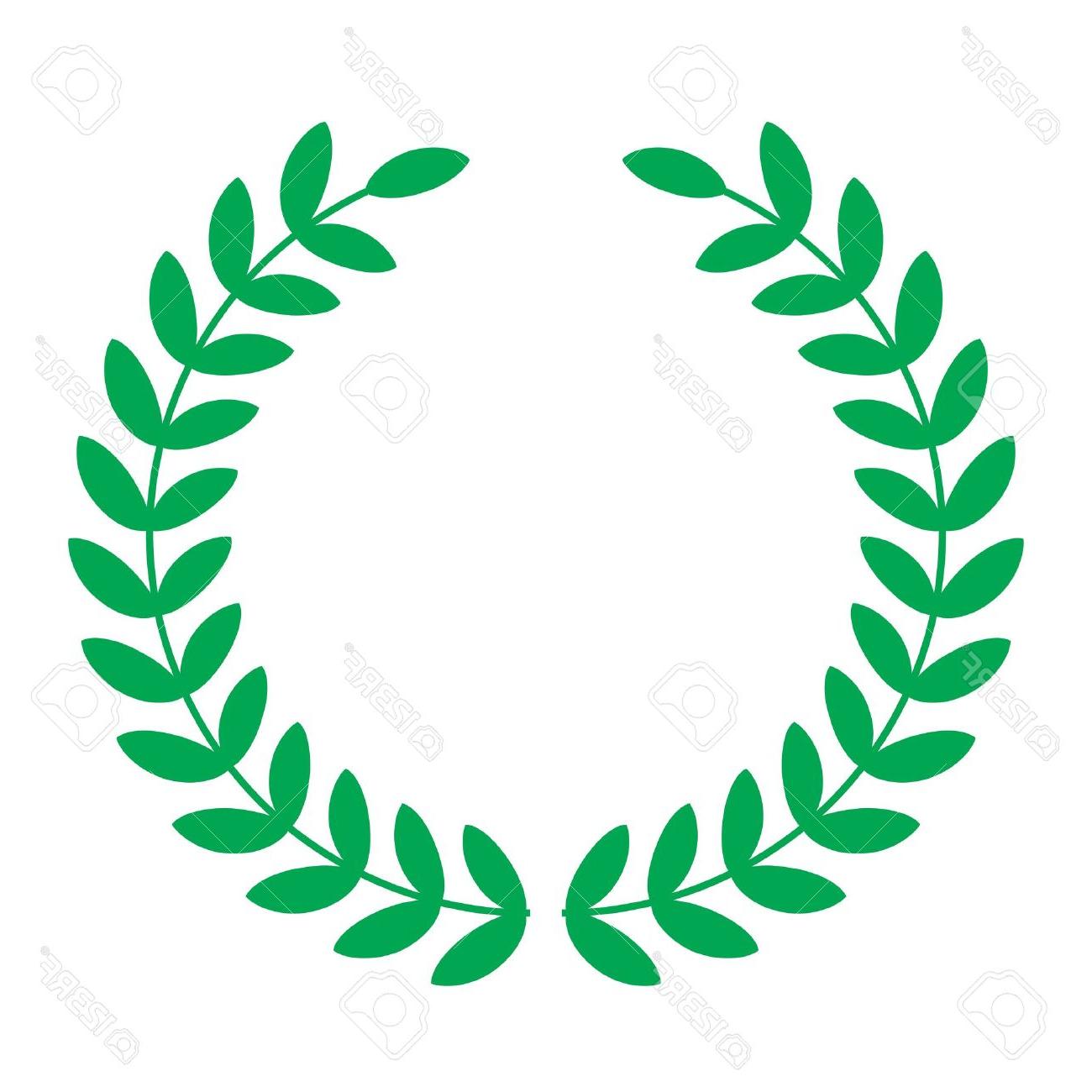 1300x1300 Best 15 Vector Illustration Of Laurels Stock Laurel Wreath Crown