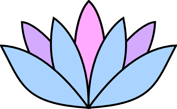 600x371 Lavender Lotus Flower Clip Art