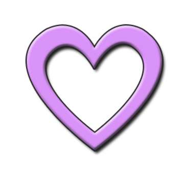 350x350 Purple Wedding Heart Clip Art Clipart Panda