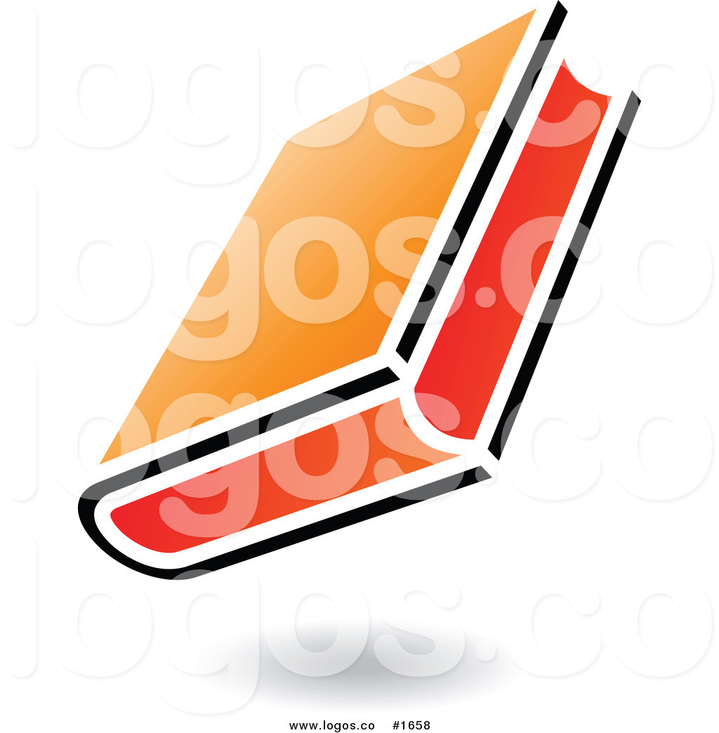 1024x1044 Royalty Free Vector Black And Orange Book Logo By Cidepix