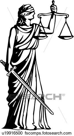 257x470 Clipart Of Justice, Blind, Blindfold, Scale, Scales, Law, Fair