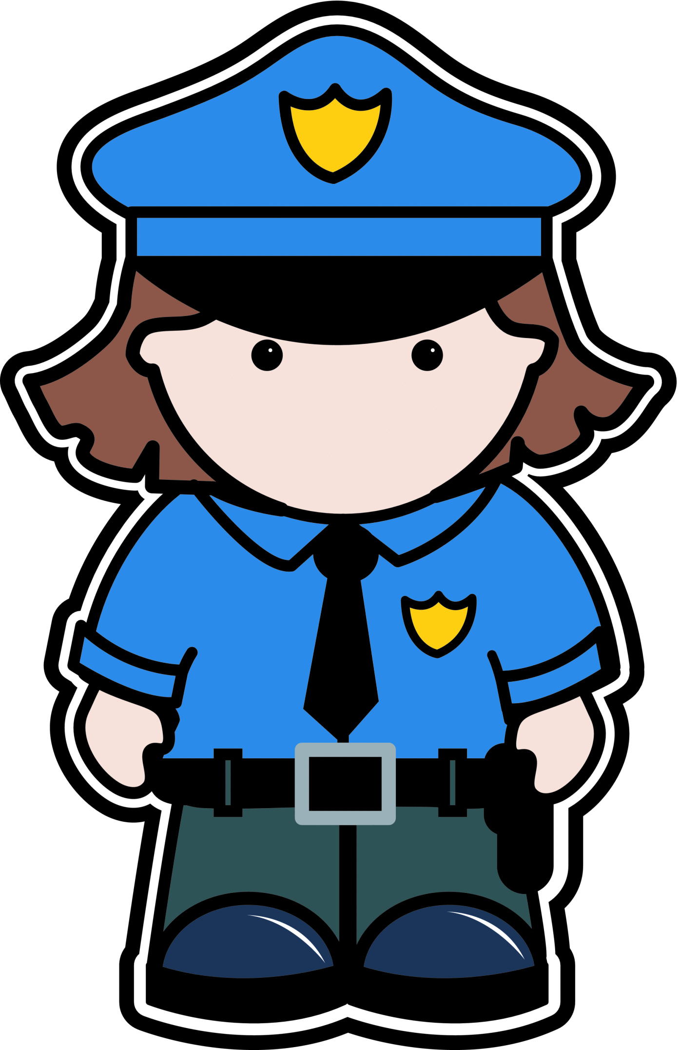 1393x2153 Clipart Graphic Police