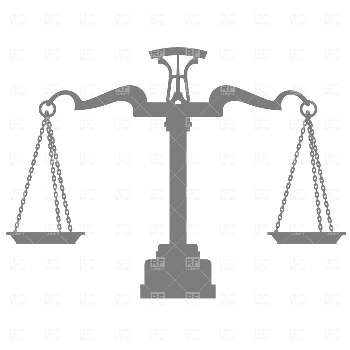 1200x1200 Nature And Law On Ancient Scales Royalty Free Vector Clip Art