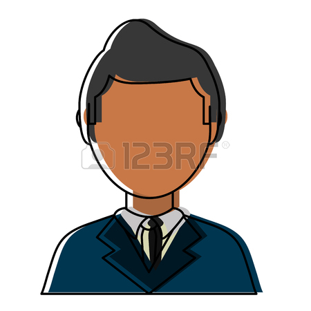 450x450 Colorful Lawyer Over White Background Vector Illustration Royalty