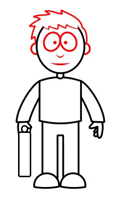 250x419 Drawing A Cartoon Lawyer