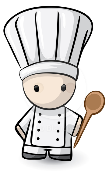 358x590 Head Chef Cliparts
