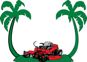 297x213 Paradise One Lawn Mower Clip Art