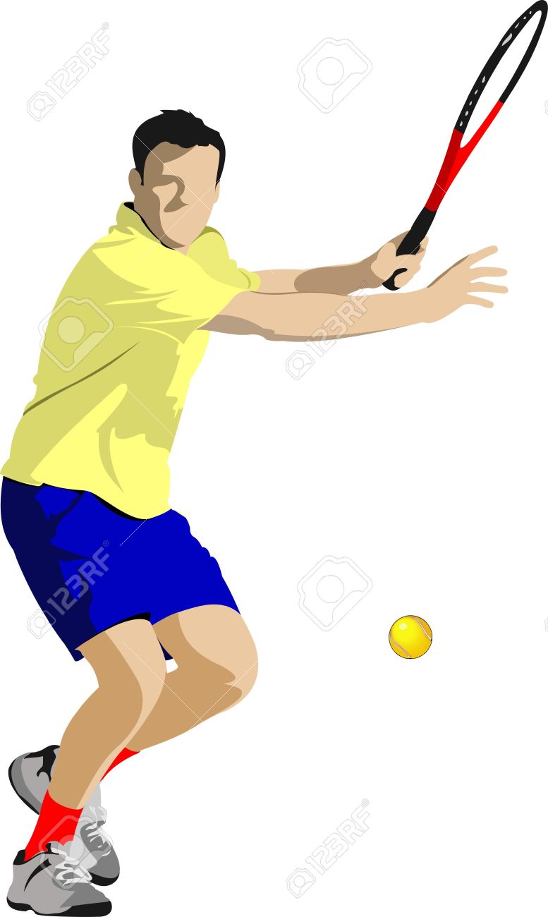 777x1300 Match Clipart Lawn Tennis
