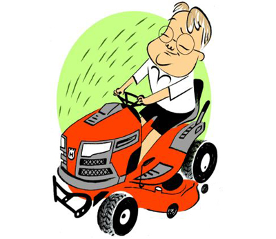 400x346 Graphics For Funny Lawn Mower Graphics