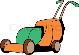 319x224 Lawn Mower Stock Vector Colourbox