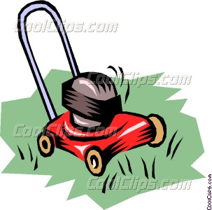 303x300 Lawn Mower Vector Clip Art