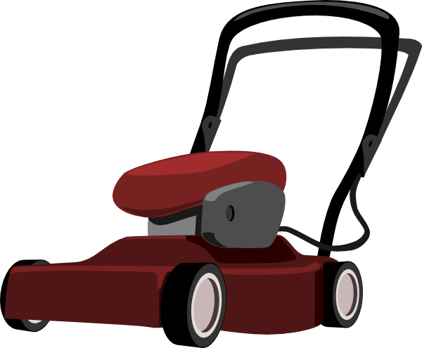 600x495 Lawn Mower 2 Clip Art