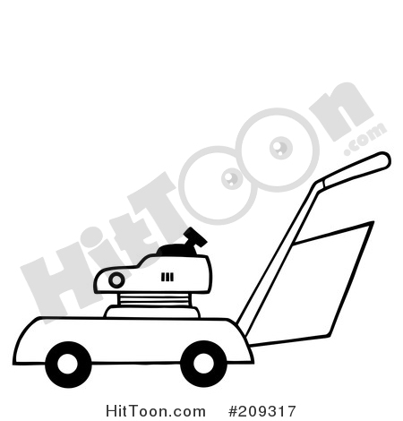 450x470 Lawn Mower Clipart