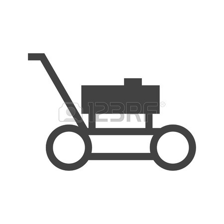 450x450 Lawn, Mower, Landscaping Icon Vector Image.can Also Be Used
