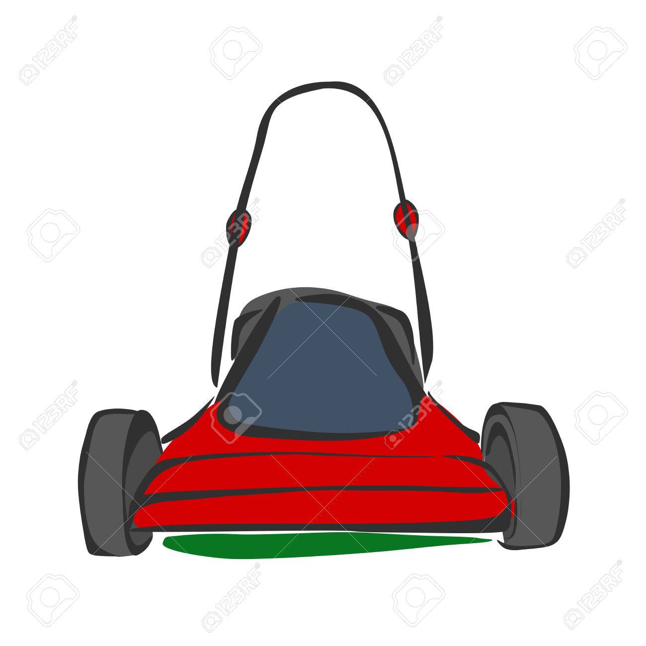 1300x1300 Lawn Mower Sketch. Lawn Mower Sketch Silhouette Design Store