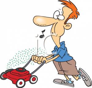 300x288 Person Mowing Lawn Clipart 1913114