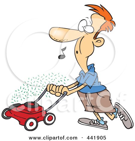 450x470 Royalty Free (Rf) Clip Art Illustration Of A Cartoon Black