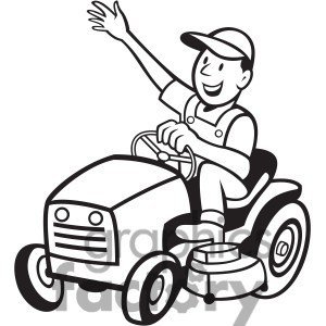 300x300 Lawn Mower Clip Art