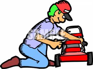 300x223 Man Fixing Car Clipart