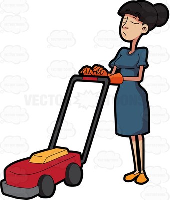 340x400 Mower Clipart