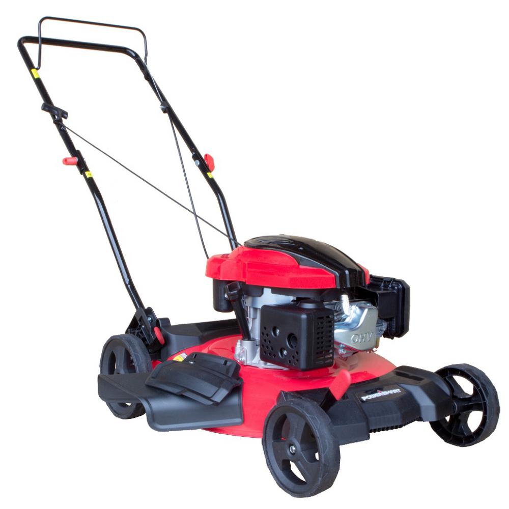 1000x1000 Powersmart 21 In. 2 In 1 159cc Gas Push Walk Behind Lawn Mower