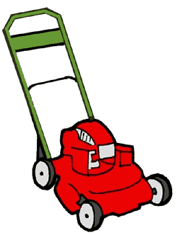 250x332 Cartoon Clipart Lawn Mower
