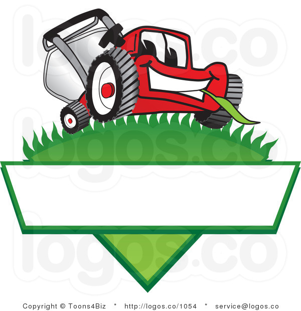600x620 Red Clipart Lawn Mower