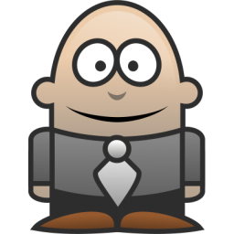 256x256 Free Bald Lawyer Clip Art