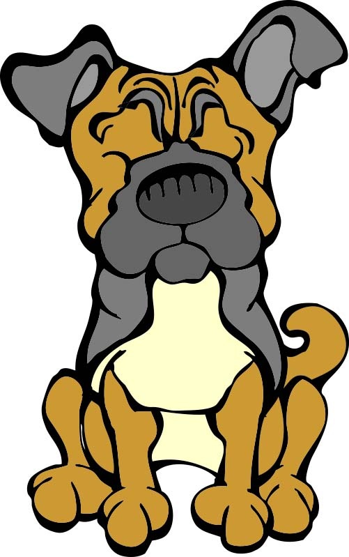 501x799 Mutt Dog Cliparts 236826