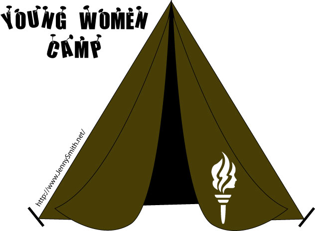 632x464 Mormon Share } Young Women Camp Tent