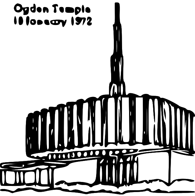 639x643 Lds Temple Clipart
