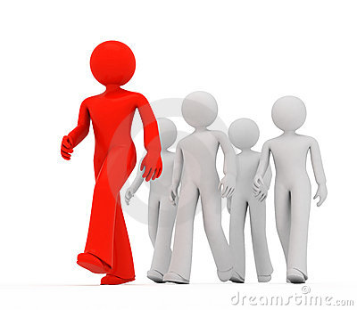 400x348 The Leader Of The Clipart