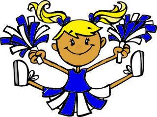 320x240 Cheer Leader Clipart