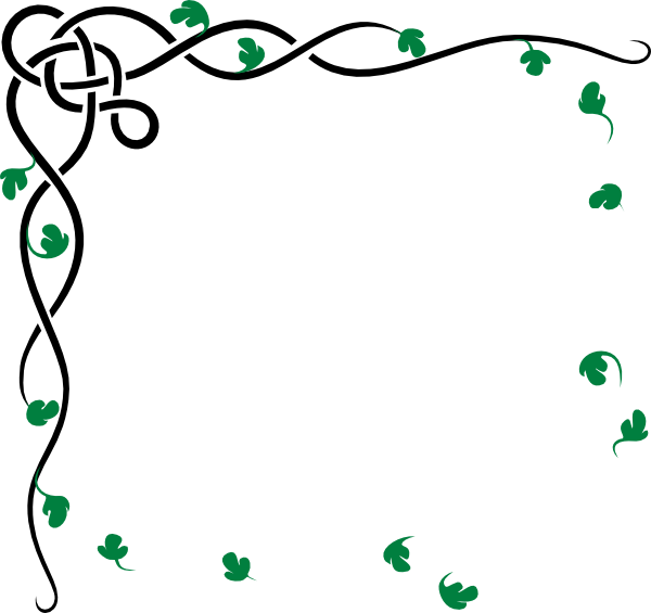 600x565 Falling Leaves Border Clip Art