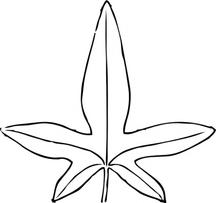 425x401 Ivy Leaf Vine Clip Art