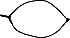 296x162 Leaf Outline Clip Art