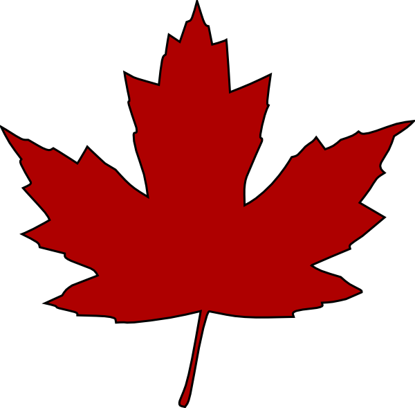 600x589 Maple Leaf Clip Art Free Vector 4vector