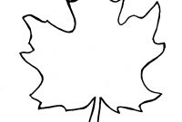 200x135 Best Leaf Outline Template Vector Drawing