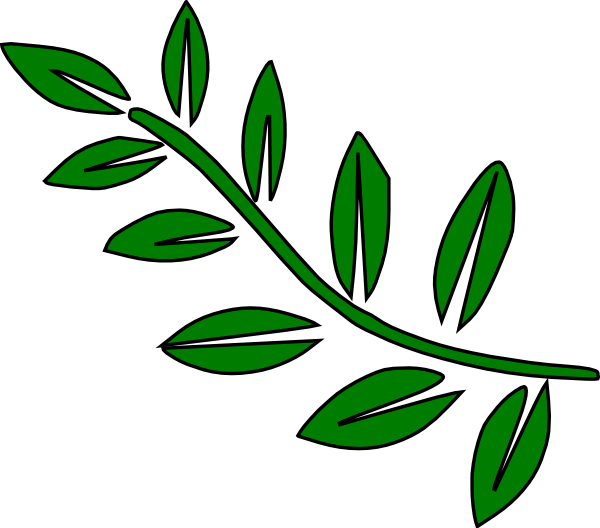 600x528 10 Leaf Stem Clip Art