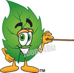 150x149 Cartoon Green Leaf Character Clip Art Graphic