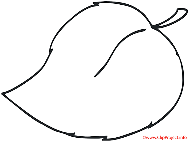 604x455 Leaf Clipart Coloring