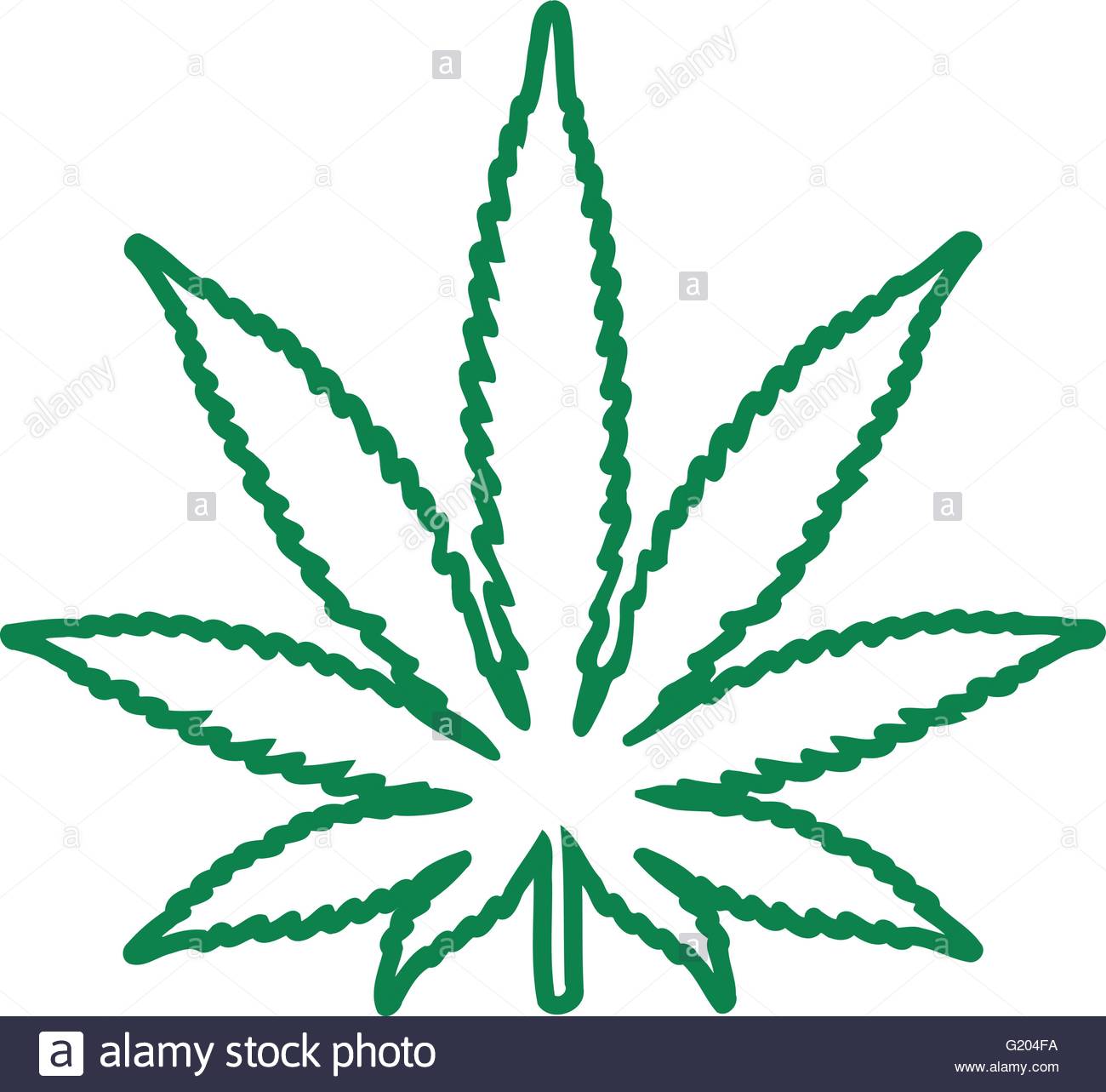 1300x1283 Marijuana Leaf Outline Stock Vector Art Amp Illustration, Vector