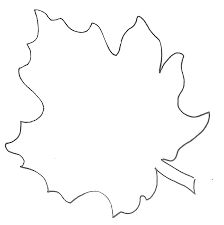 224x225 Image Result For Simple Autumn Leaf Outline Template Outlines