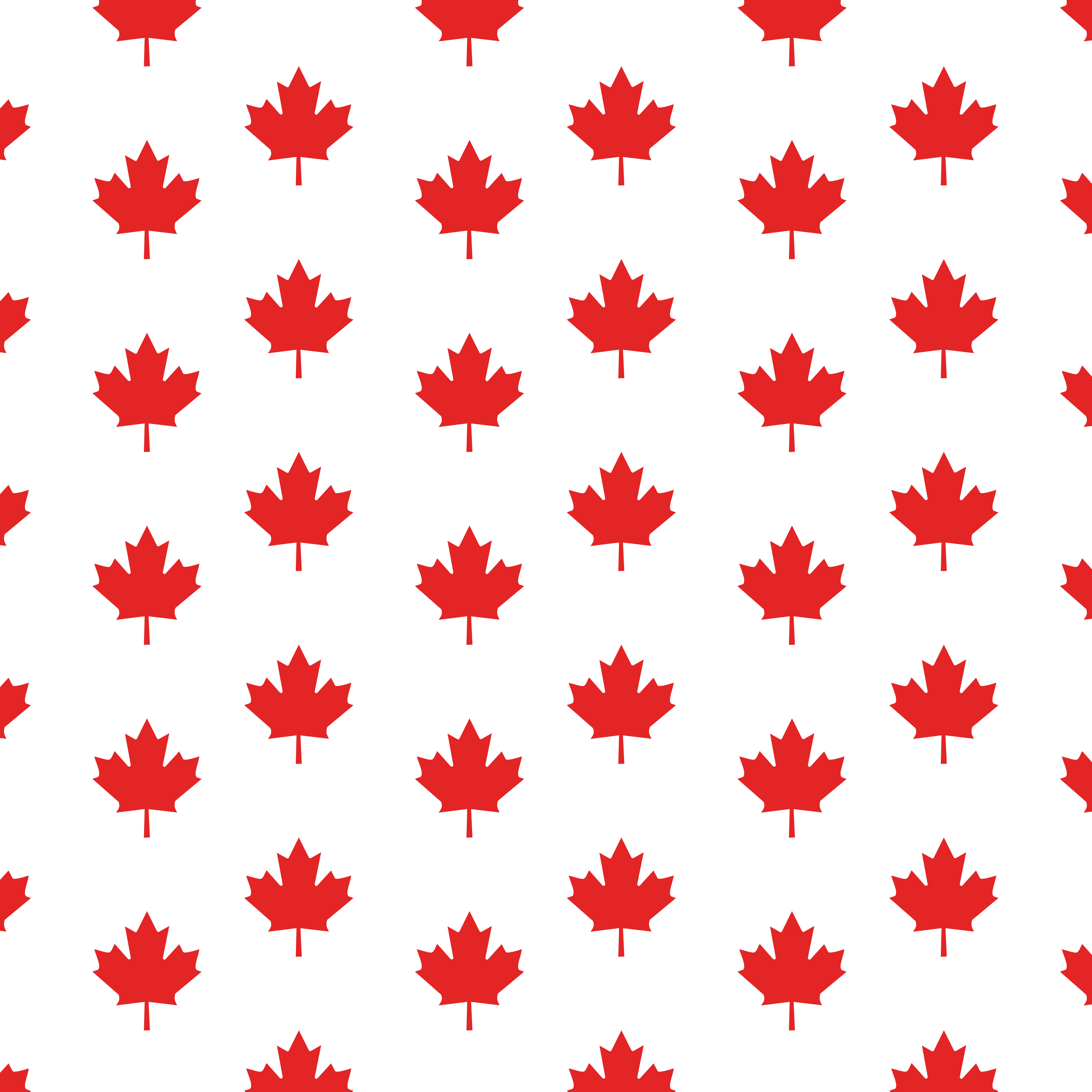 4000x4000 Clipart Of A Canadian Maple Leaf Pattern
