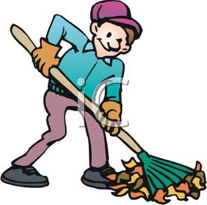 Leaf Raking Clipart | Free download on ClipArtMag