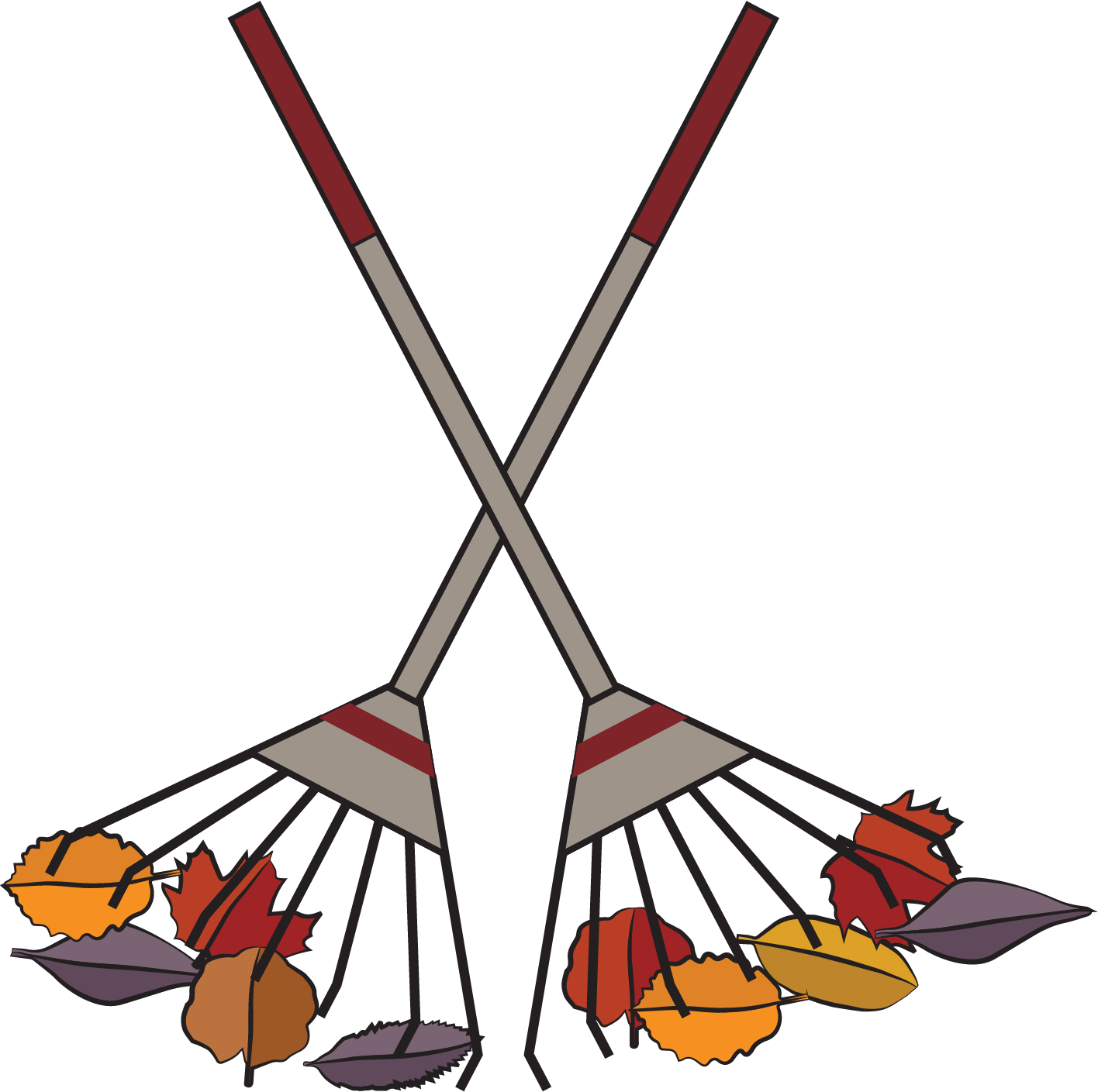 Leaf Raking Clipart | Free download on ClipArtMag