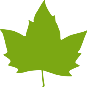 298x297 Green Leaf Clip Art