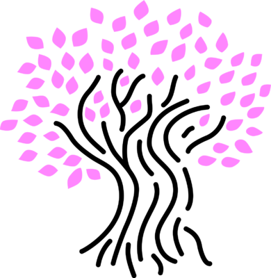 390x400 Image Tree With Pink Leaves